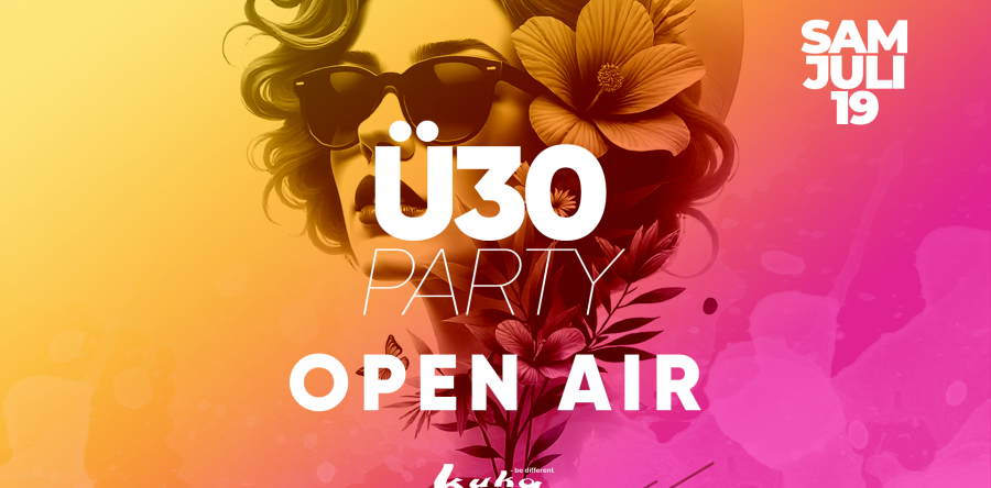 Ü30 OPEN AIR PARTY | verlegt in die KUKA