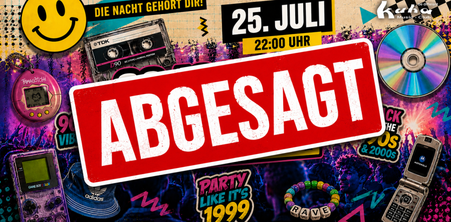 Das große 90/2000ER OPEN AIR / abgesagt